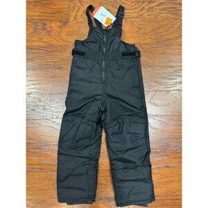 NEW Cat Jack Heavyweight Kids 6 Snow Bib Insulation Pants Black Water-Resistant